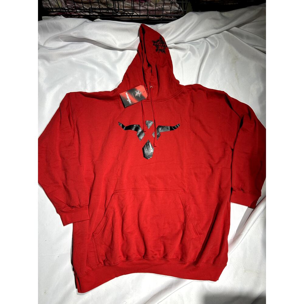 Wrangler PBR Red Hoodie Size 5XL NWT‎ MSRP $70